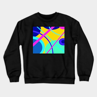 80’s colorful Crewneck Sweatshirt